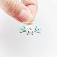 Image 1 of Mint bat necklace