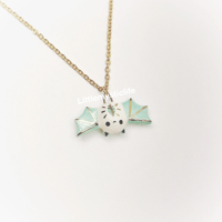 Image 2 of Mint bat necklace