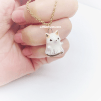 Image 1 of Fox ghost necklace