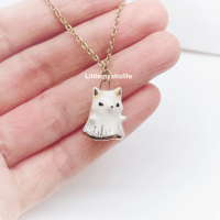 Image 3 of Fox ghost necklace