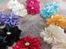 Image of Diamond double bow hairclips -8 color choices 