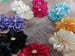 Image of Diamond double bow hairclips -8 color choices 