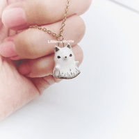 Image 1 of Wolf ghost necklace