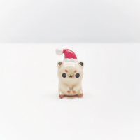 Image 5 of Tiny santa bear figurine