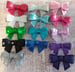 Image of 2 Inch Sequin bow hairclips- 14 color choices