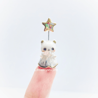 Image 1 of Star bear ghost figurine