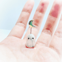 Image 3 of Moon ghost figurine