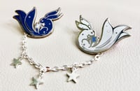 Image 1 of ffxiv carbuncle enamel set