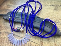 Image 5 of Set of cobalt blue beaded necklaces n343