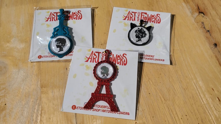 Miraculous Ladybug Cameo Necklaces