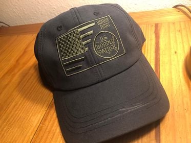 Image of US FLAG / USBP LOGO HAT (PRICE INCLUDES SHIPPING)
