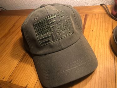 Image of US FLAG / USBP LOGO HAT (PRICE INCLUDES SHIPPING)