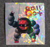 Ball Bot Holographic Sticker