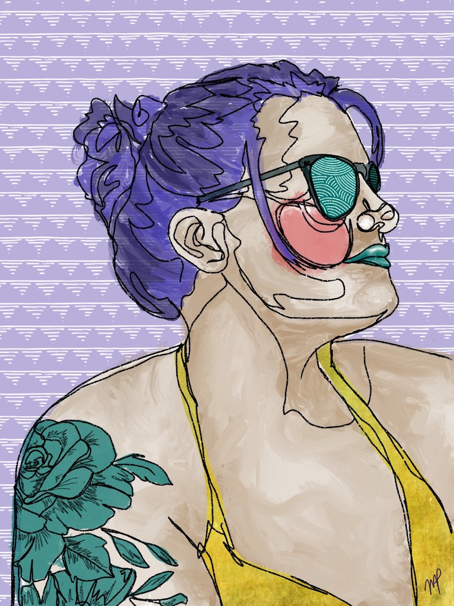 Image of "Alysa" Art Print