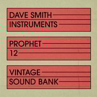 DAVE SMITH INSTRUMENTS PROPHET-12 VINTAGE SOUND BANK