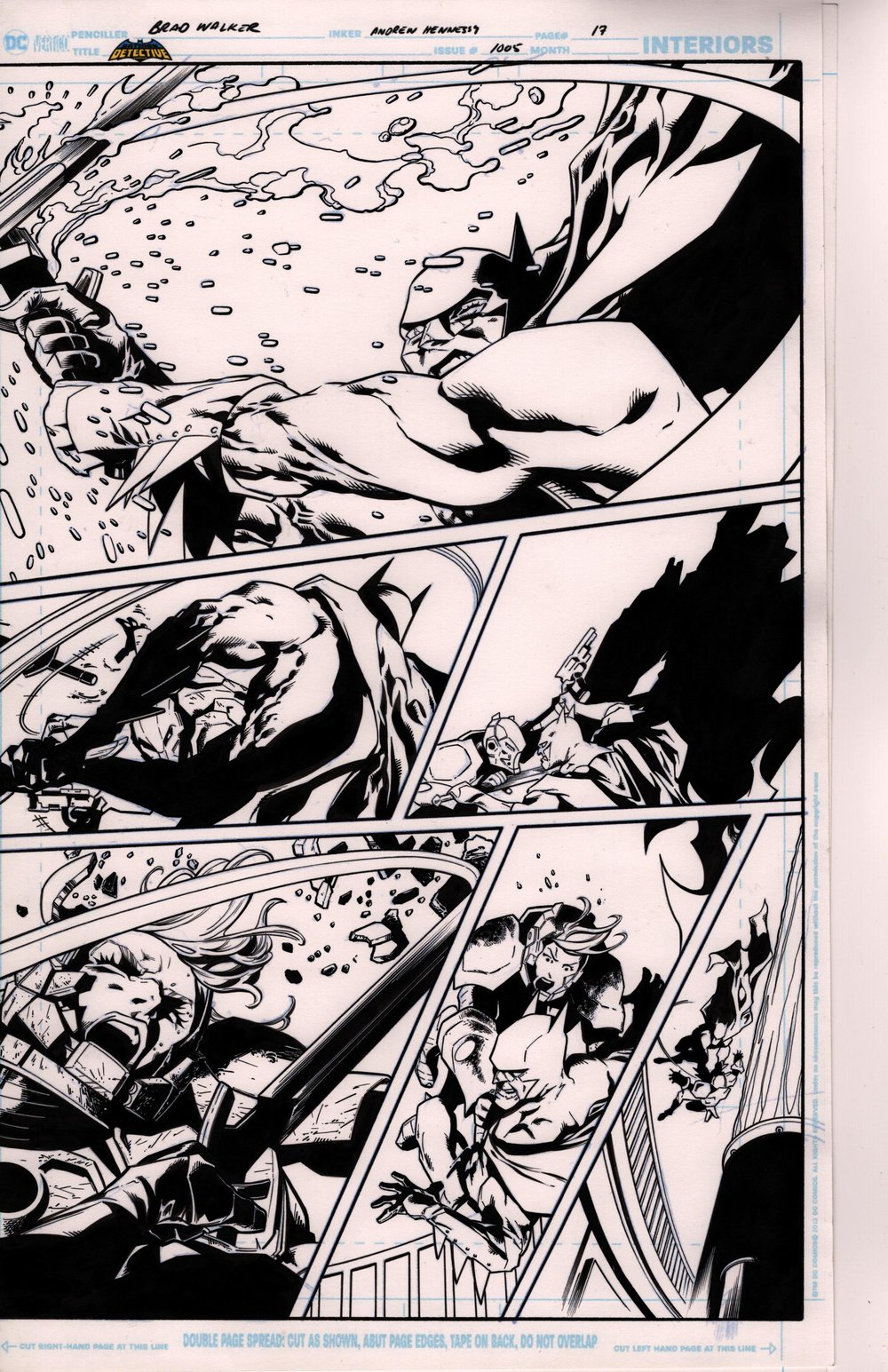 DETECTIVE COMICS #1005, Pages 16 & 17 Double Page Spread