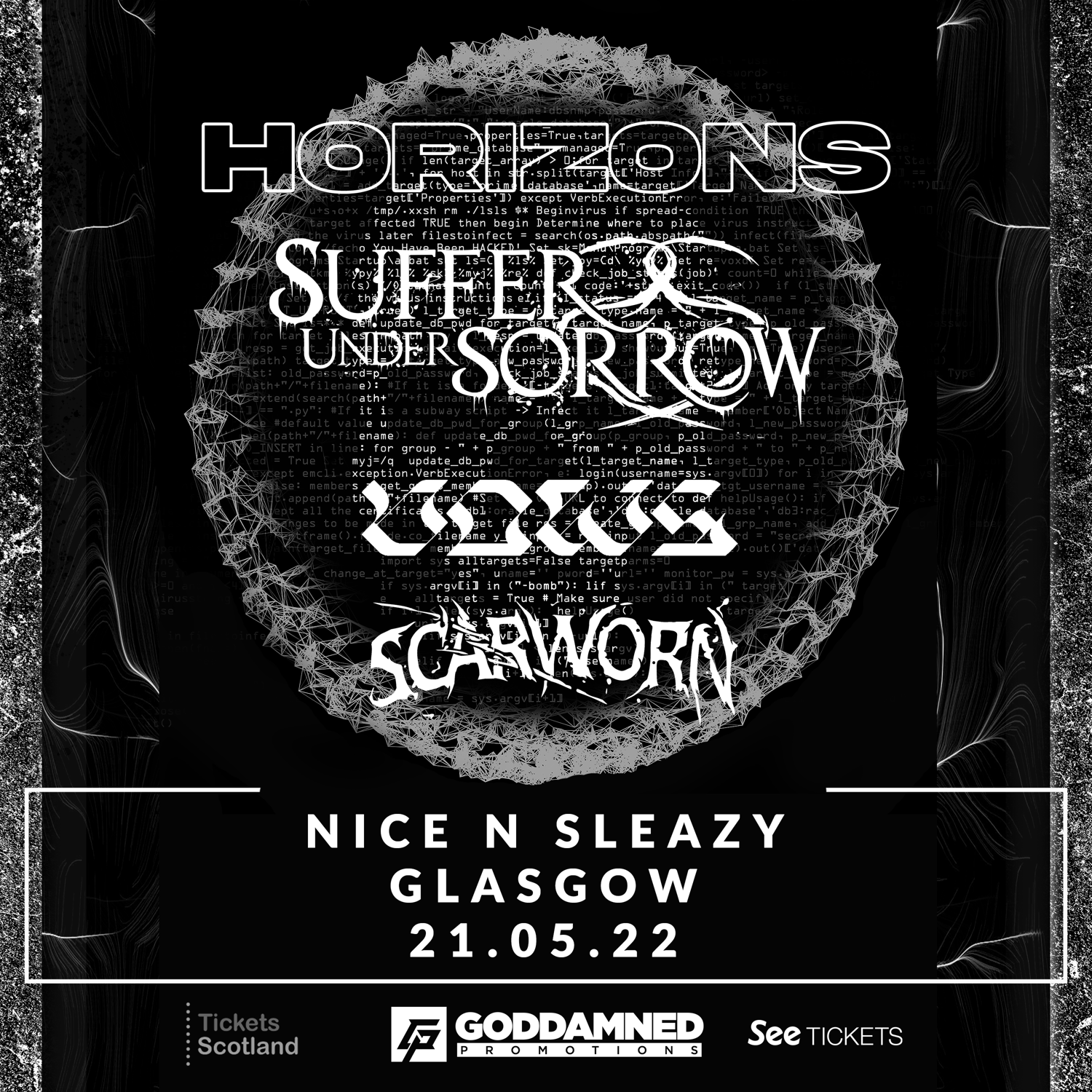 Horizons, Suffer Under Sorrow, Vows, Scarworn Show