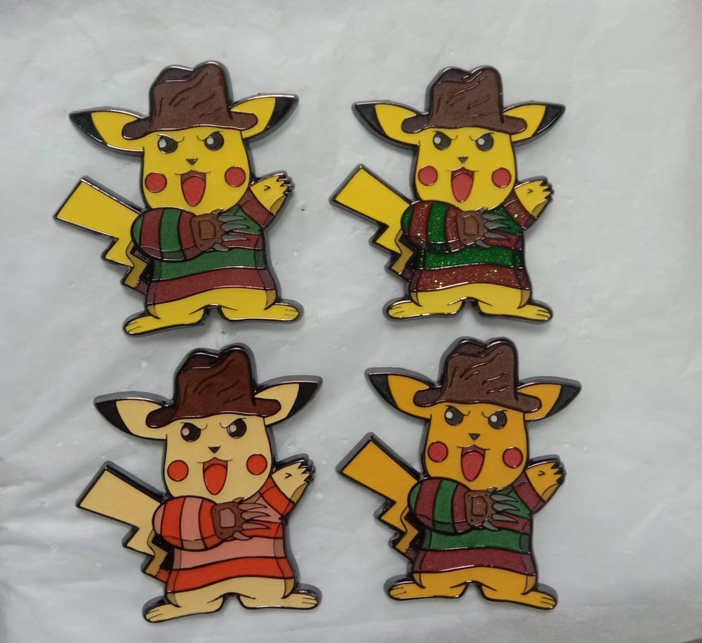 "Pikachu Freddy" 2" Enamel Pin