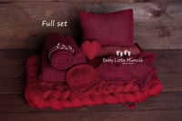 Newborn photo set red
