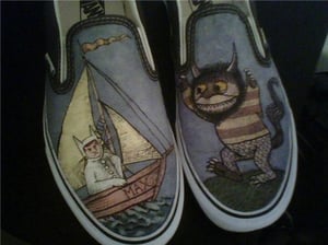 Image of Where The Wild Things Are Custom Made Shoes