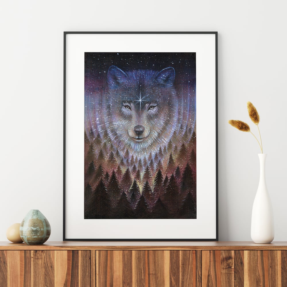 Image of WOLF A3 Giclee archyval paper print