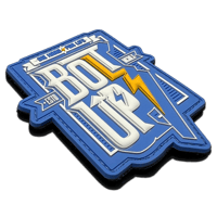 Image 3 of 3D Bolt Up - Die Hard For Life PVC Patch