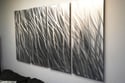 Silver Reef 36x63 - Metal Wall Art Abstract Sculpture Modern Decor-