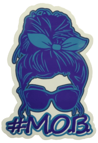 #MOB Messy Bun Decal