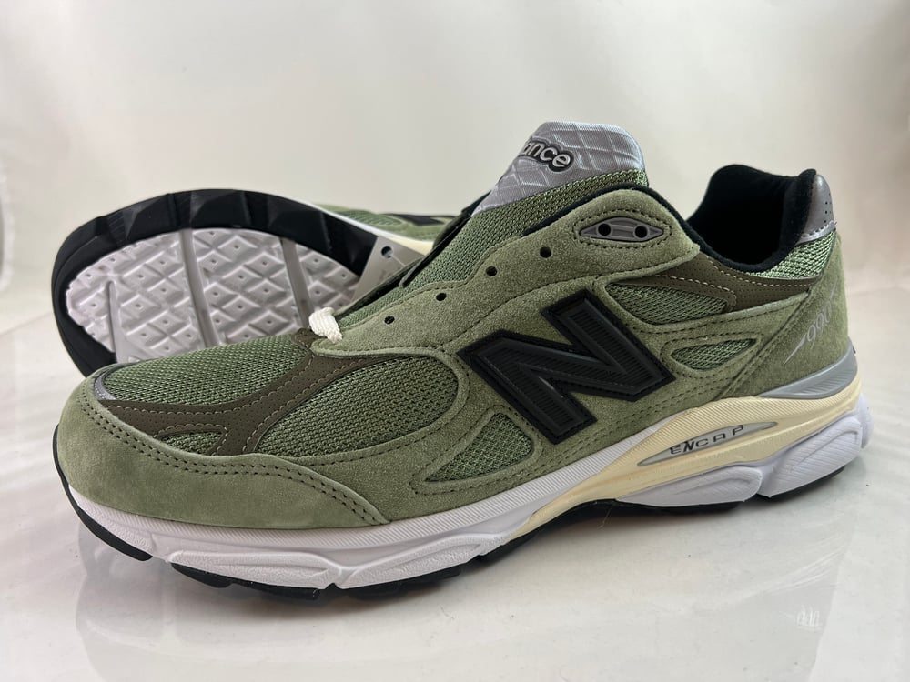 Image of Jjjjound x New Balance 990V3 "Olive" M990JD3