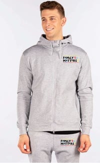 Premium Family Matters Zip Up Sweatsuit - Grey