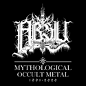 ABSU - MYTHOLOGICAL OCCULT METAL 1991-2020 (WHITE PRINT) ZIP HOODIE 
