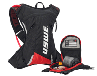 Image 4 of USWE Epic 3 Hydration Pack - Black/Red 