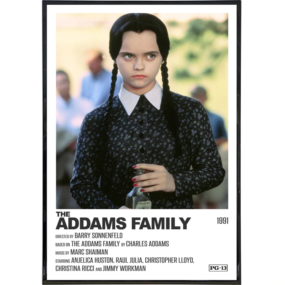Addams family/Wednesday Addams poster