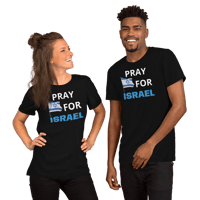 Image 7 of Unisex t-shirt (pray for Israel)