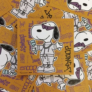 Image of BTS J-hope x Snoopy = JSNOOP - 2x2" Vinyl Sticker