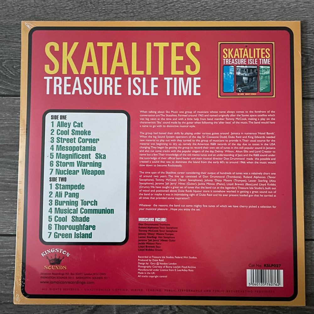 Image of The Skatalites - Treasure Isle Time Vinyl LP