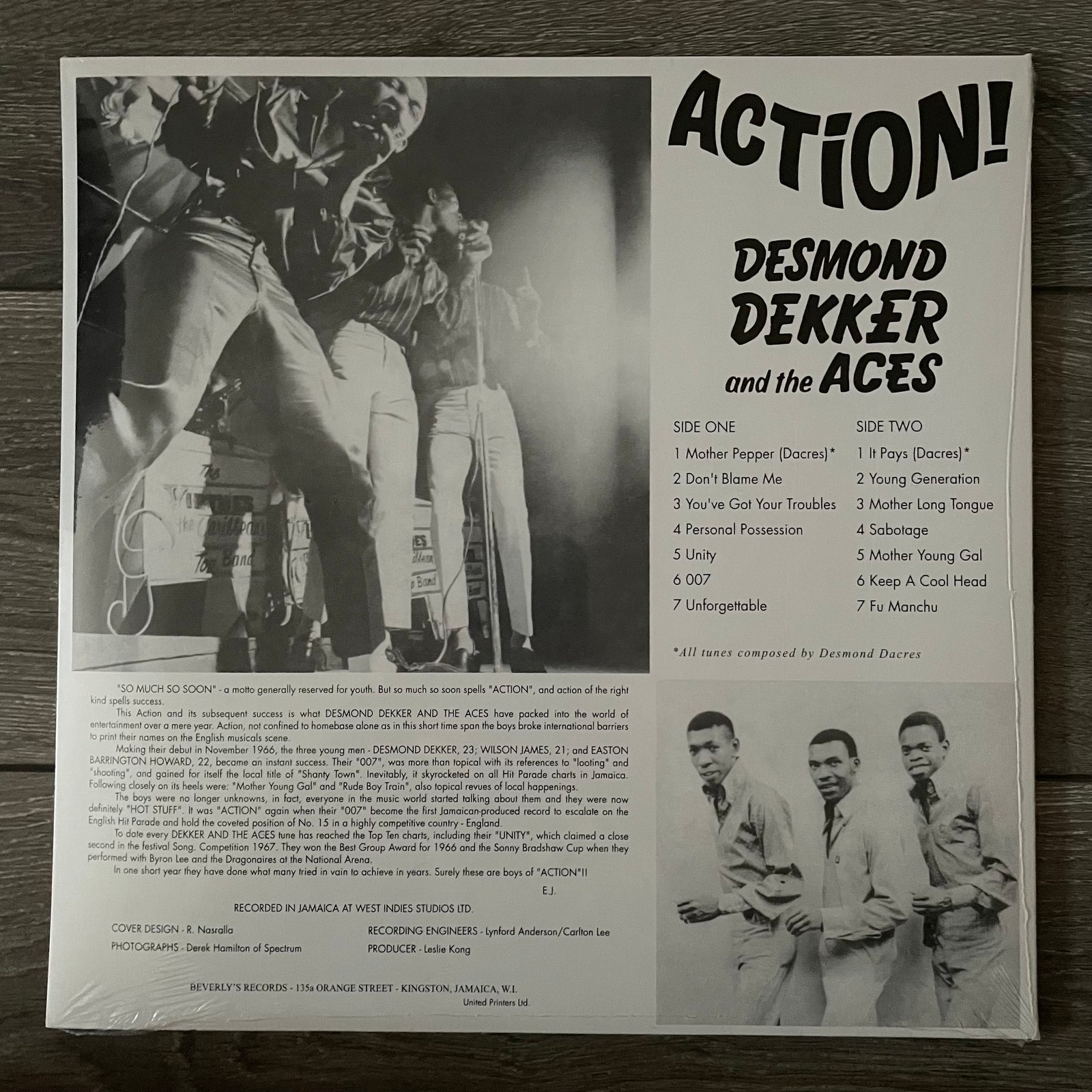 Desmond Dekker And The Aces - Action Vinyl LP | Cali Vibes
