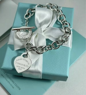 Image of THIS ITEM JUST SOLD 🚫 Return To Tiffany & Co. Heart Toggle Bracelet
