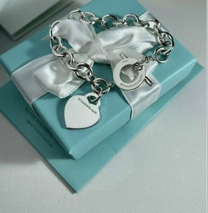 Image of THIS ITEM JUST SOLD 🚫 Return To Tiffany & Co. Heart Toggle Bracelet