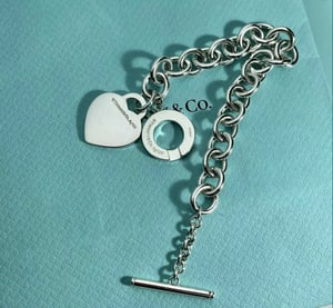 Image of THIS ITEM JUST SOLD ðŸš« Return To Tiffany & Co. Heart Toggle Bracelet
