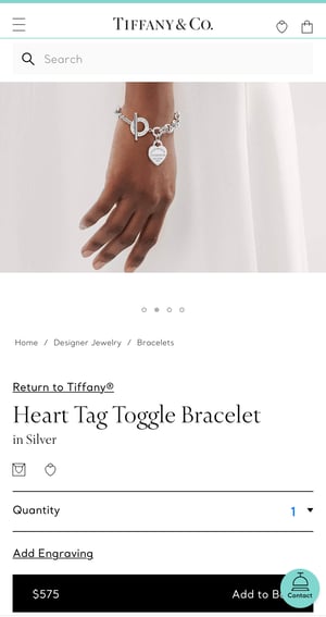 Image of THIS ITEM JUST SOLD ðŸš« Return To Tiffany & Co. Heart Toggle Bracelet