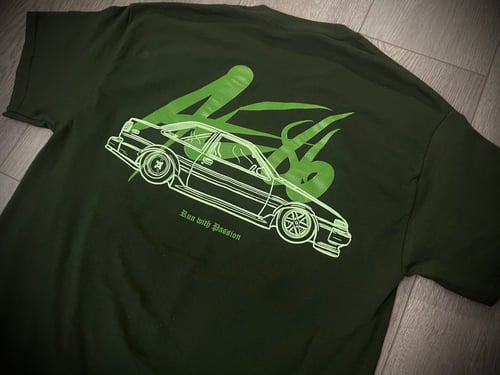 Image of 86 Run With Passion (Greens) Tee
