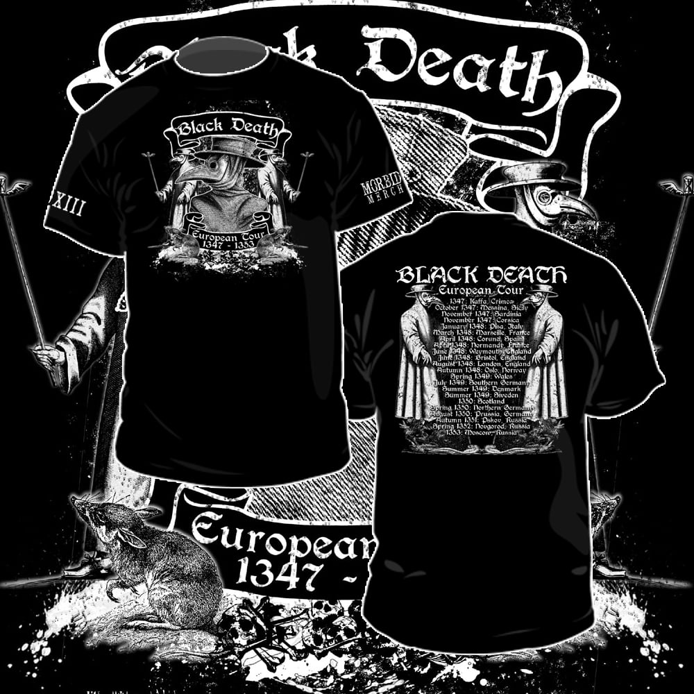 BLACK DEATH "European Tour" 1347 - 1353 T-Shirt