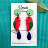 King Parrot Drop Earrings