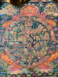 Image 1 of Wheel of Life Thanka