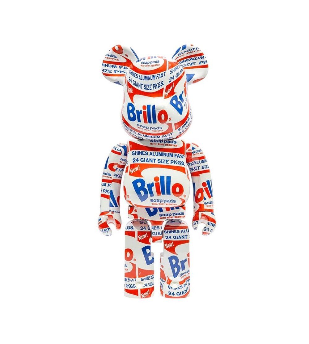 ANDY WARHOL BRILLO 1000% Be@rbrick | UNPLUGGED MUSEUM
