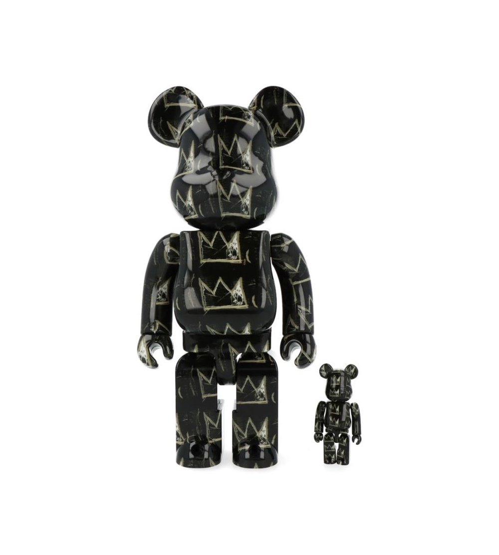 JEAN-MICHEL BASQUIAT V8 400% +100% Be@rbrick | UNPLUGGED MUSEUM