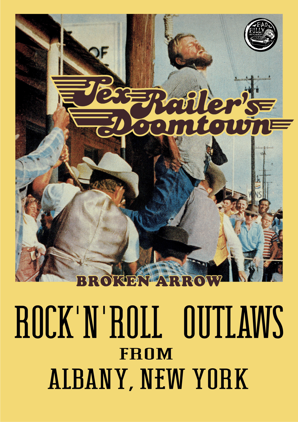 TEX RAILER'S DOOMTOWN - BROKEN ARROW (LP) LTD 