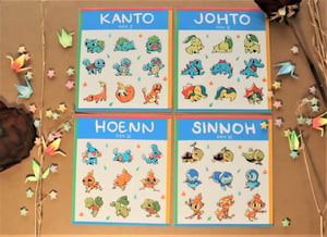 Pokemon Region Sticker Sheets!