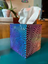 Holographic Tissue Box Cover (Purple/Blue/Pink)